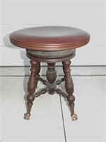 Ball & Claw Foot Piano Stool