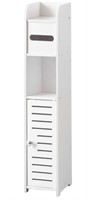 Bathroom Storage Cabinet, White, PVC

*used,