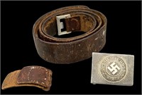 WWII German Police NCO belt buckle, 1938 tongue,