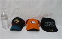 NFL Football Sports Hats / Caps ~ Lot of 3