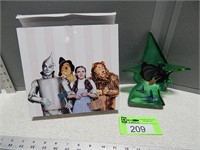 2003 Wizard of Oz Resin Wicked Witch green and bla