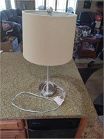 Lamp with Gray Shade