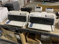 2 Epson LQ-680K Computer Printers