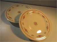 Vintage Pink Floral Dish Set, Approx 60 pcs.