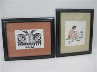 2 Framed Art - Kai-Sa & Native Style Print