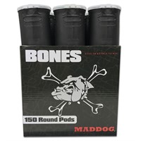 Maddog Bones Paintball Pod - Black - 4 Pack