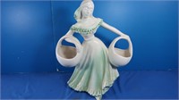 17" Ceramic Statue Planter