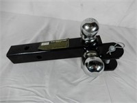 NEW TRI-BALL TRAILER HITCH MOUNT- SOLID SHANK