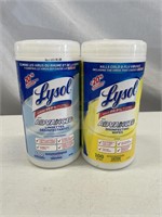 2 PACKS OF LYSOL DISINFECTANT WIPES