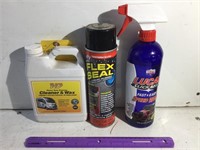 Cleaners lubes and oils