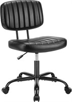 DUMOS Office Chair  Adjustable  Jet Black