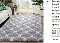 Zareas Modern Abstract Soft Fluffy Area Rugs