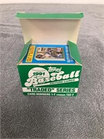 Topps 1991 Baseball Cards  "Traded" Series