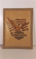 Harley-Davidson Handcrafted Wooden Wall Art