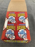 Fleer 91 Baseball Cards and Stickers