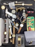 (22) Vintage Wrist Watches By Gruen, Hamilton