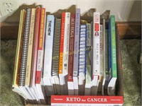Box Of Healthy Living And Cook Books
