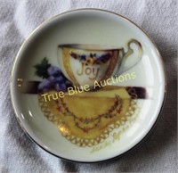 Mini Plate with tea cup Painting