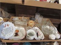 Assorted Glassware - Vintage Sewing Box