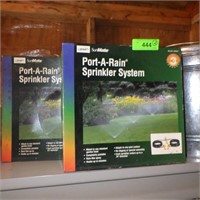 2 BOXES- PORT-A-RAIN SPRINKLER SYSTEM (APPEAR NEW)
