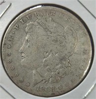 Silver 1882 Morgan dollar