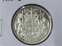 1951 (ms63)  Can Silver 50 Cents