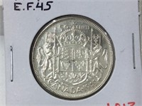 1949 (ef-45) Can Silver 50 Cents