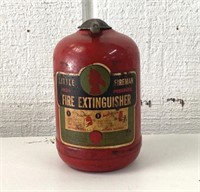 Vintage Little Fireman fire extinguisher