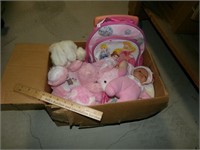 Box of Chidren's Toys (Incl. Princess Backpack)