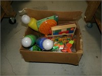 Box of Children's Toys (New, Incl. Blocks)