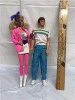 Barbie and Ken dolls