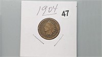 1904 Indian Head Cent rd1047