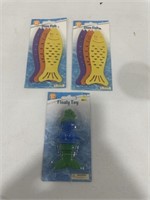 3pc Dive Fish & Mermaid Floaty Toy Pool Toys NEW