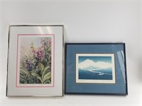 Lot of 2: Marianne Wieland signed, numbered, doubl