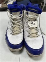Blue Nike Air Jordans Size 8