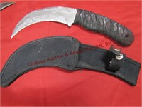 1 Jose Negron knife w/ sheath approx 5" blade