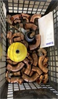Basket of Copper Plumbing Fittings