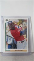 MICHEAL JORDAN PLAYING BASEBALL 1991 UD CARD