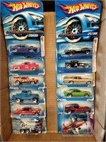 Flat of Hot Wheels