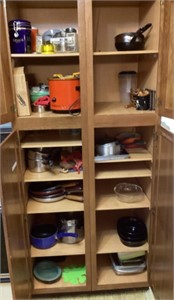 Kitchen pantry cabinet cleanup lot
