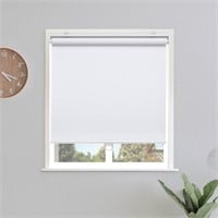 Blackout Roller Shades 72 W x 72 H White
