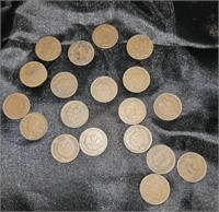 several indian head pennies
