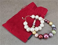 Sephora Large Faux Pearl Necklaces