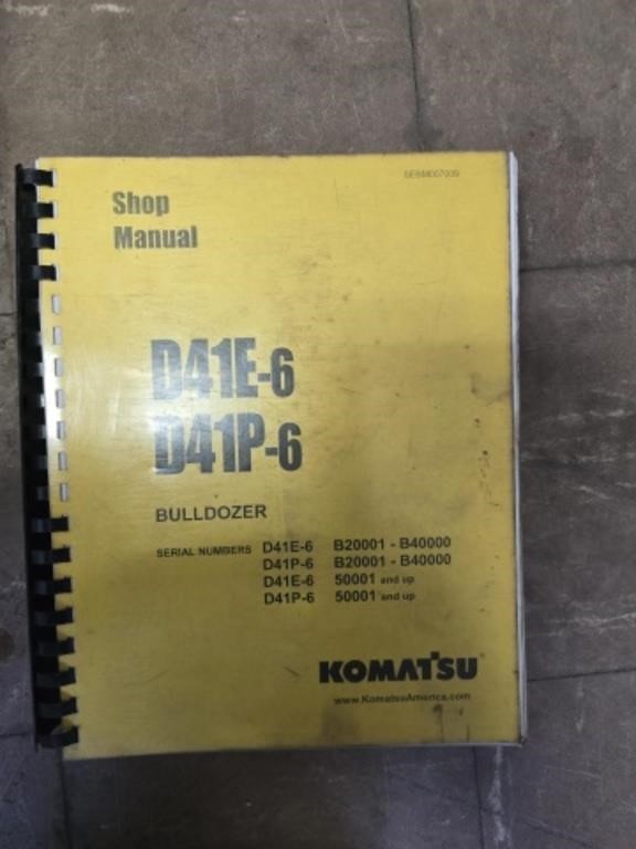 1+/- Box of Assorted Shop and Parts Manuals For