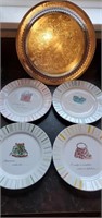 WM Roger's platter and fun plates