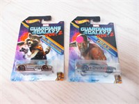 2 NEW Hot Wheels Cars - Guardians of the Galaxy