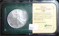 2004 Silver Eagle BU .999