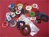 Vintage Buckles - Plastic, Bakelite