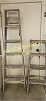 4 ft. Wooden Ladder, 6 ft. Wooden Ladder