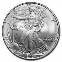 2006 1 Oz American Silver Eagle Bu